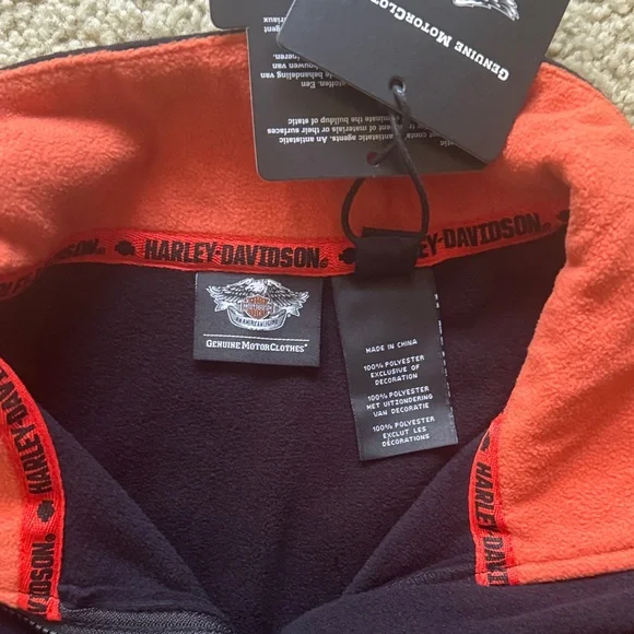 Harley-Davidson Black Fleece 1/4 Zip - Picture 2 of 7